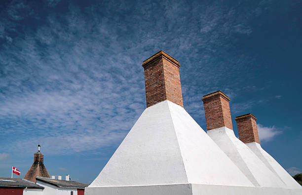 istock Smokehouse chimneys on Bornholm 179003956