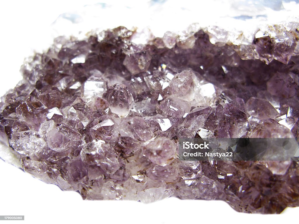 Ametista geode cristais geológicas - Royalty-free Ametista Foto de stock