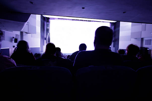 Several people in a movie theater