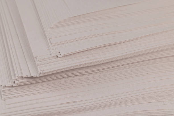 istock grey low-quality thin paper from recycled waste 1790053413