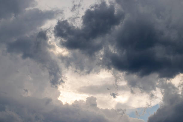 istock beautiful dramatic sky with dark clouds in summer 1790054027