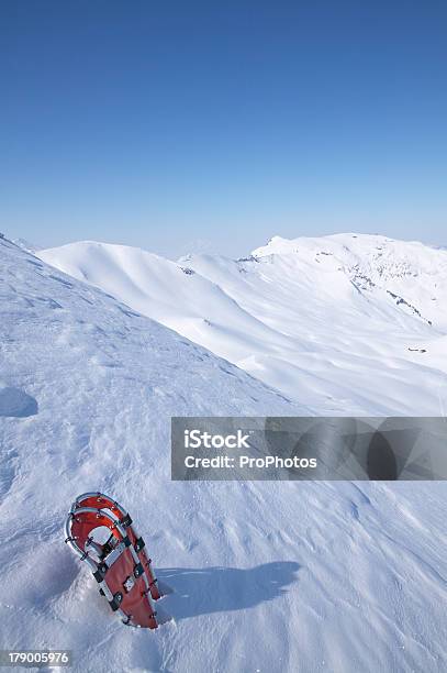 Photo libre de droit de La Marche En Raquettes Dans La Poudreuse banque d'images et plus d'images libres de droit de Activité - Activité, Alpes européennes, Alpes suisses