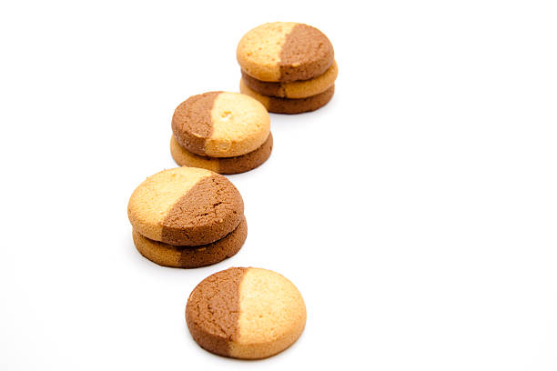 istock Round cookies baked 179006229