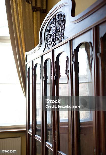 Retro Wooden Cabinet Old Furniture Stock Photo - Download Image Now - Activity, Art Nouveau, Bookshelf