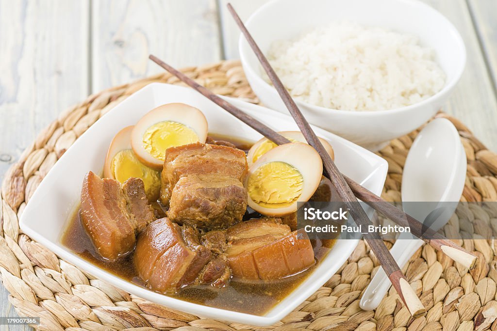 Thit Heo Kho Trung - Foto stock royalty-free di Maiale - Carne