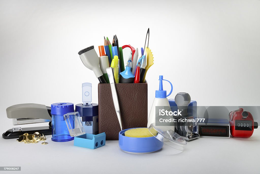 Ufficio collezioni di - Foto stock royalty-free di Articolo di cancelleria