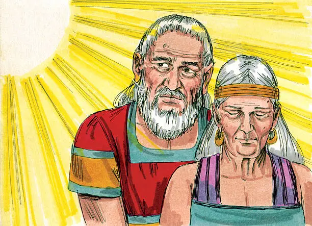 Photo of Abraham and Sarah Before God