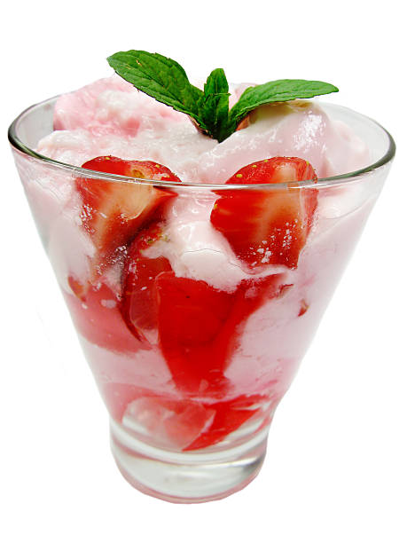 istock strawberry fruit dessert with yogurt 179008900