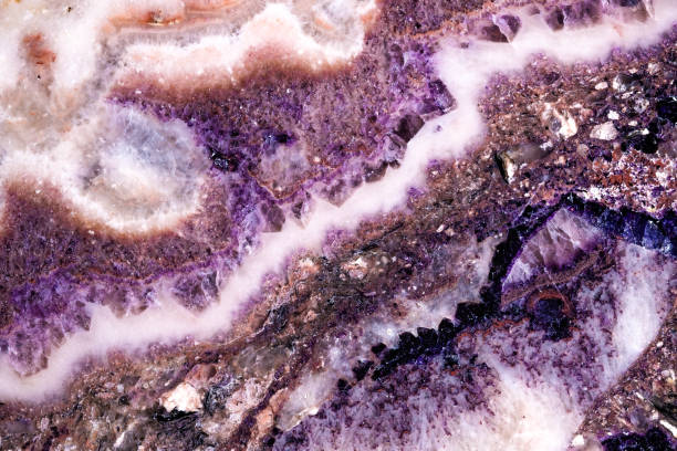 istock purple fluorite, agate and chalcedony slice 1790099589