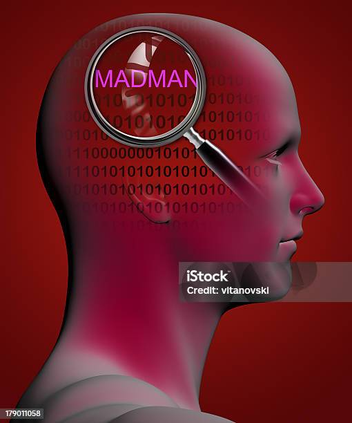 Madman — стоковые фотографии и другие картинки В профиль - В профиль, Вдохновение, Вертикальный