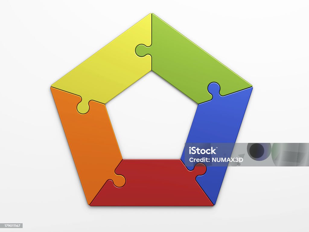 pentagon, um Konzepte - Lizenzfrei Fünfeck - Geometrische Form Stock-Foto