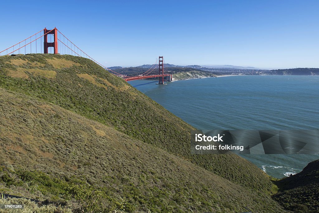 Калифорния страны с Мост Золотые Ворота - Стоковые фото Без людей роялти-фри