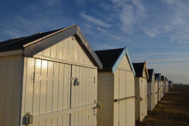 istock Beach Huts in Goring By Sea at Sunrise Worthing 179011973