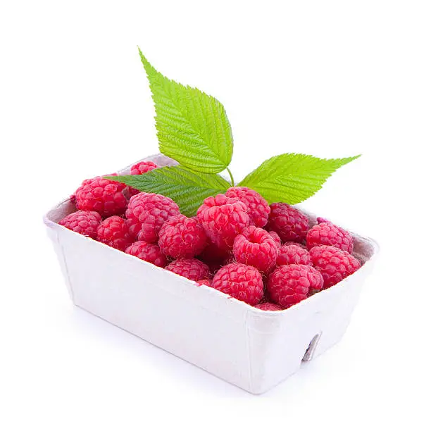 Photo of Raspberries in a punnet