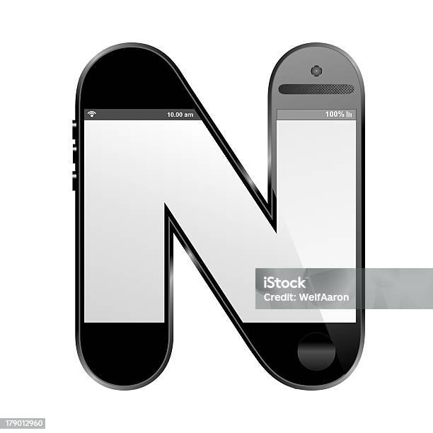 スマートフォンの形デザインアルファベット文字n - アイデアのストックフォトや画像を多数ご用意 - アイデア, アルファベット, アルファベットのN