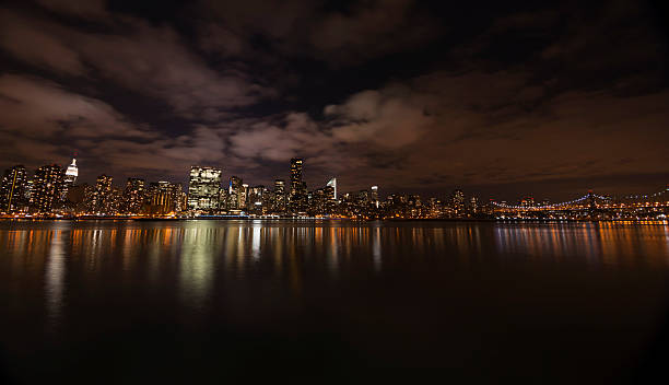 istock New York skyline at night from Brooklyn 179013558