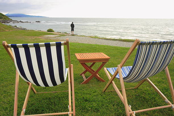 istock Hammocks in France seashore 179013621