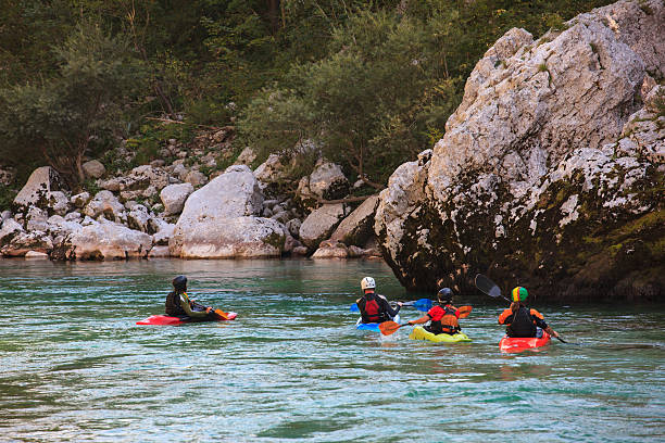 istock Kayaking on the Soca river, Slovenia 179013680
