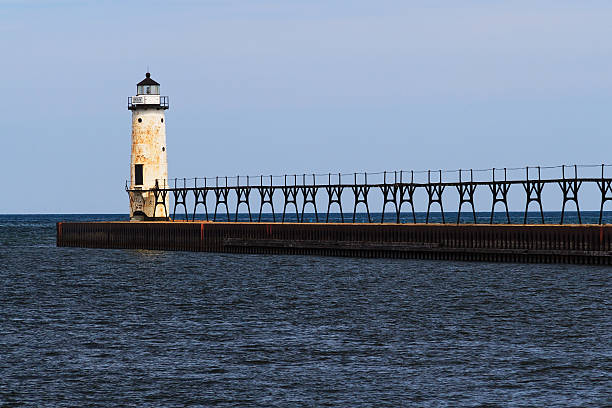 istock Manistee Lighthouse on Lake Michigan 179013785