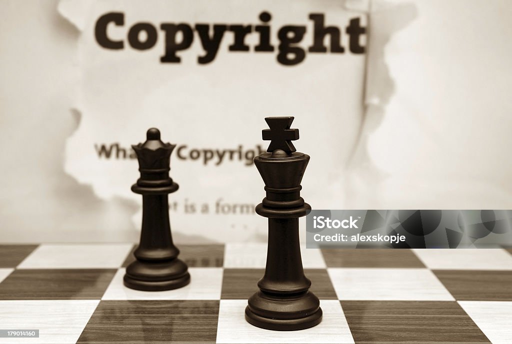 Copyright, 체스 컨셉입니다 - 로열티 프리 0명 스톡 사진