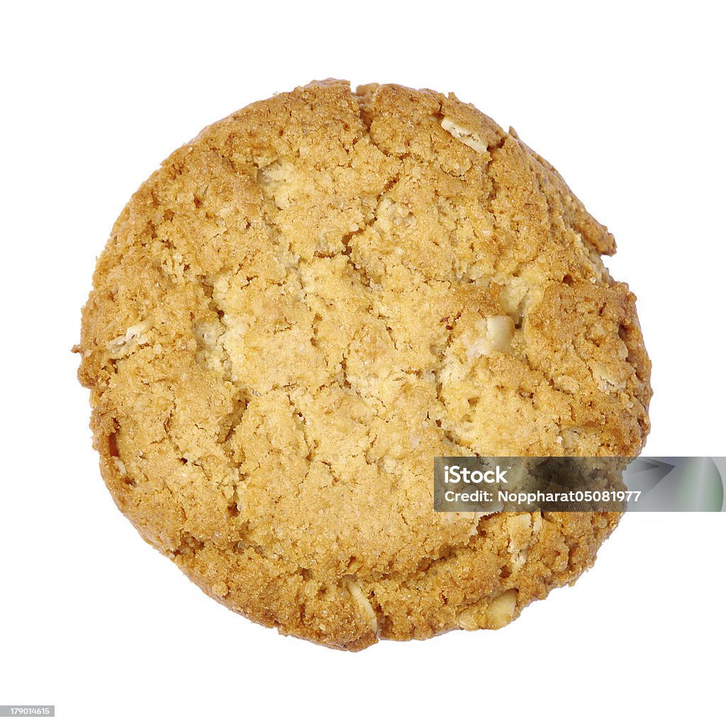 Cookies su sfondo bianco. - Foto stock royalty-free di Biscotto secco