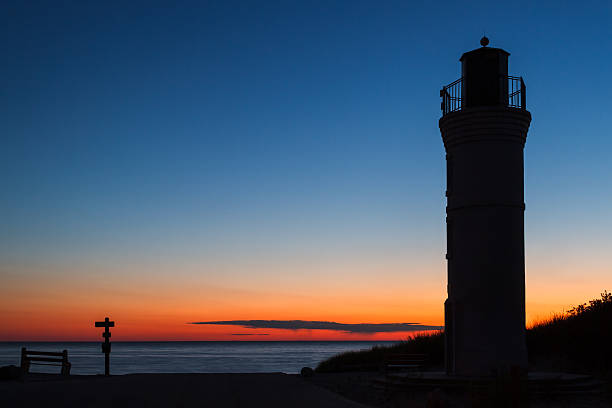 istock Robert H. Manning Memorial Lighthouse at Sunset 179014708