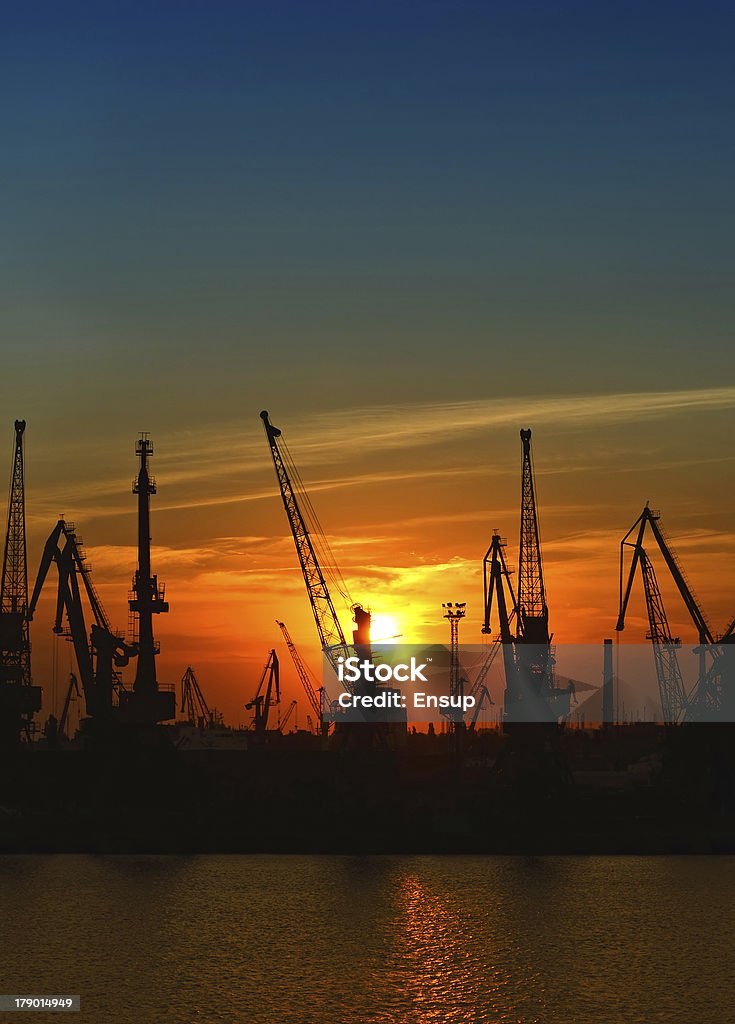 Porto de carga - Foto de stock de Contêiner de carga royalty-free