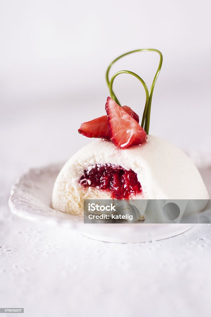 Strawberry cake Baked Stock Photo