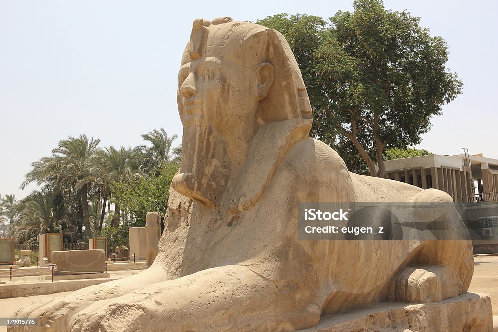 Alabaster Sphinx von Memphis. - Lizenzfrei Memphis - Ägypten Stock-Foto