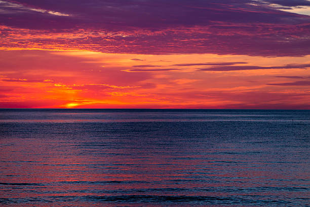 istock Beautiful and warm sunset 179016115