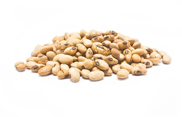 istock Pile soybean fried isolated on white background. 179016497