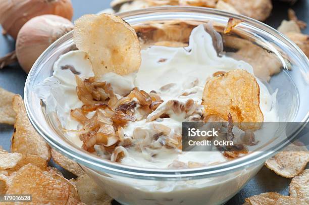 Caramelized Onion Dip Stock Photo - Download Image Now - Caramelized, Onion, Sour Cream