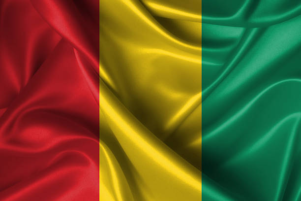 istock Wavy Flag of Guinea 179016548