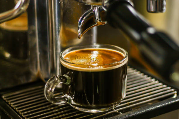 istock Espresso machine working in the  cafe shop. 1790173370