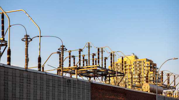 Distribution transformer substation