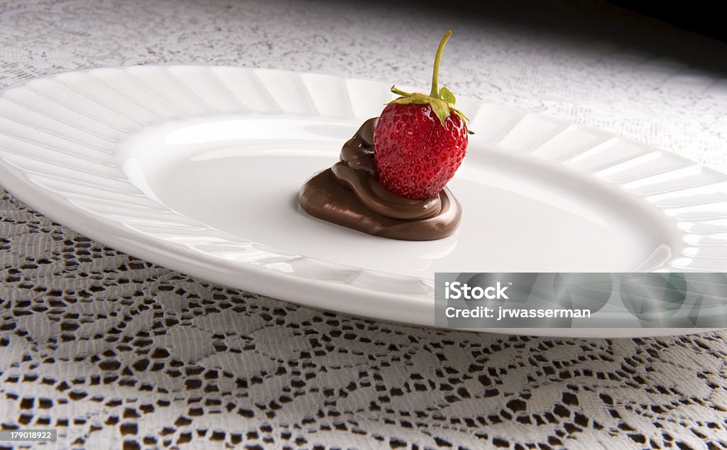 Morango e de Chocolate - Royalty-free Alimentação Não-saudável Foto de stock