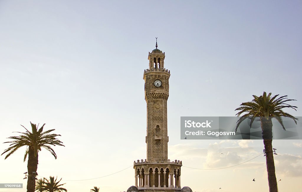 konak 스퀘어의 İzmir - 로열티 프리 시계탑 스톡 사진