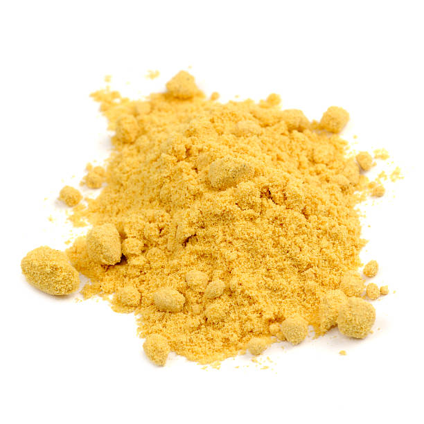 istock Pile of Mustard Powder Isolated on White Background 179019312
