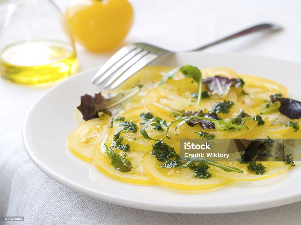 Tomaten-Appetithäppchen - Lizenzfrei Abnehmen Stock-Foto