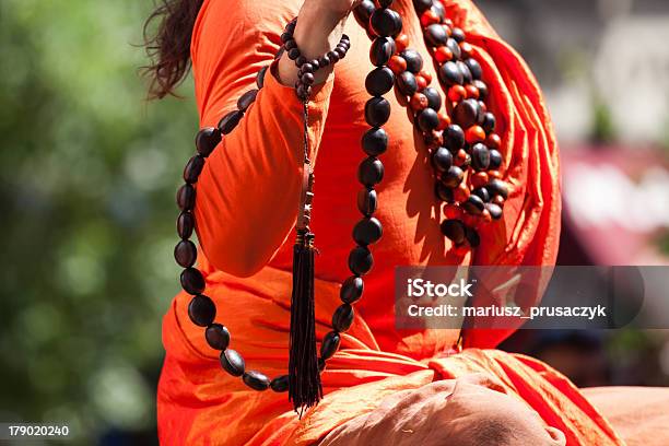 Buddhist Monk In Praying Stock Photo - Download Image Now - Adult, Apostle - Worshipper, Asia