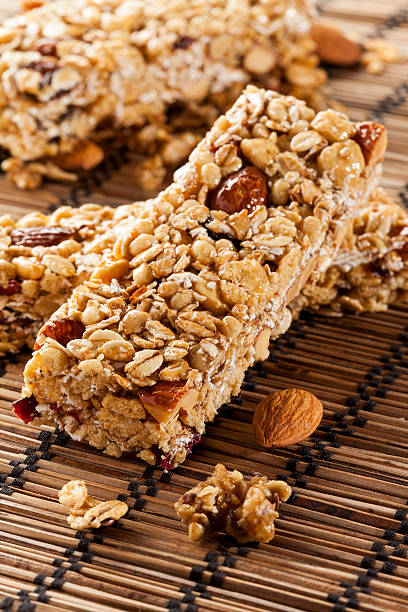 istock Organic Almond and Raisin Granola Bar 179020251