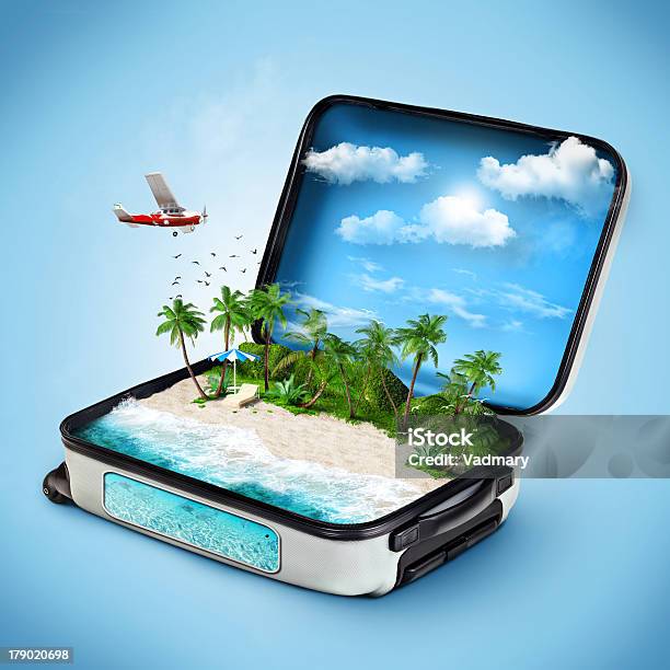 Traveling Stock Photo - Download Image Now - Open, Suitcase, Luggage