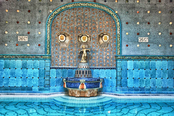 istock beautifully statue in the famous Gellert bath 179021151