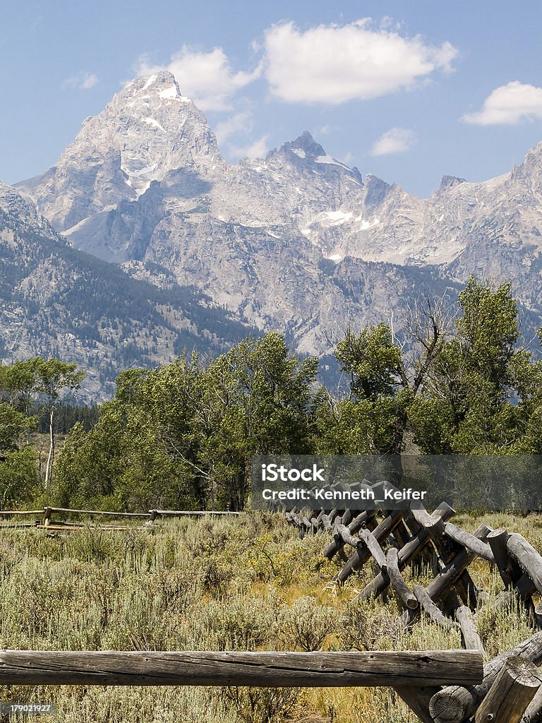 Teton rustique Clôture - Photo de Agriculture libre de droits