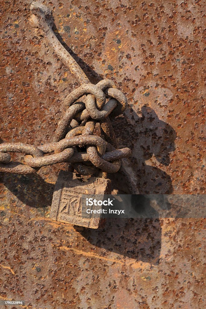 rusty lock - Lizenzfrei Abstrakt Stock-Foto