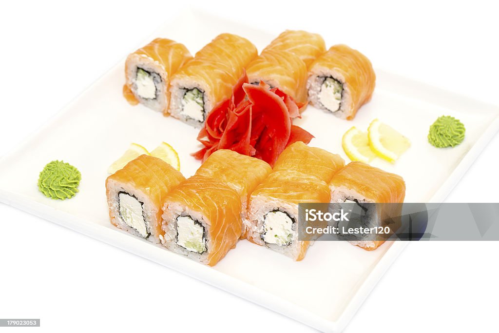 Sushi giapponese - Foto stock royalty-free di Caviale