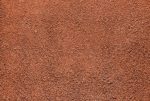 Red Clay Colored Background With Texture Stock Photo - Download Image Now -  Textured, Clay, Tennis - iStock