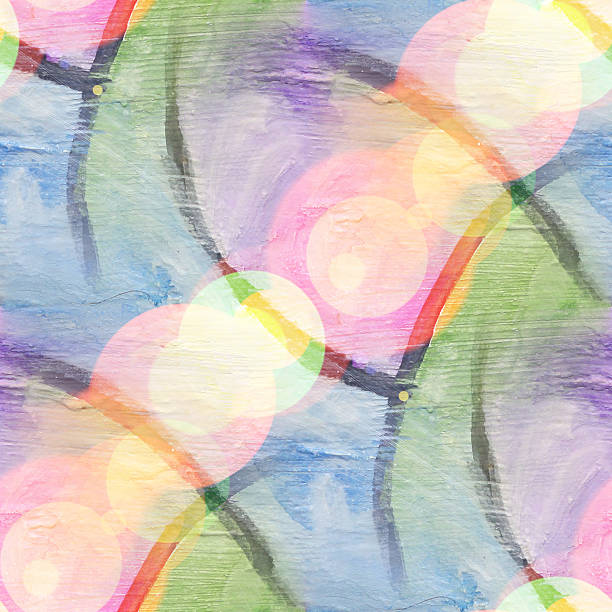 istock bokeh art blue green violet ornament watercolor design 179023649