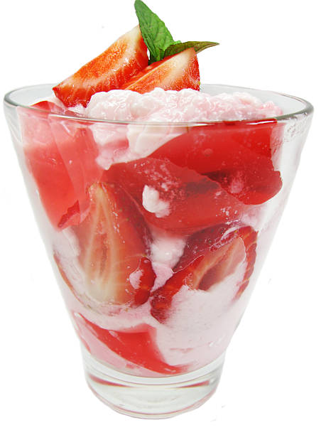 istock strawberry fruit dessert with yogurt 179024551