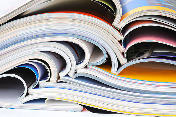 istock Pile of magazines 179024575